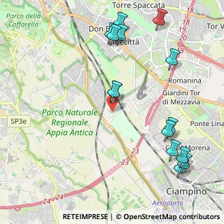 Mappa Via Melito di Porto Salvo, 00178 Roma RM, Italia (2.7)