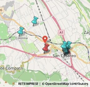 Mappa Via dei Giovi, 00030 San Cesareo RM, Italia (1.85583)