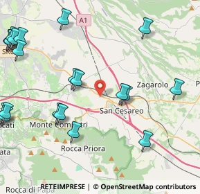 Mappa Via dei Giovi, 00030 San Cesareo RM, Italia (5.986)