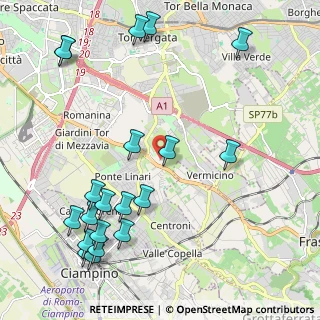 Mappa Via Antonino Anile, 00173 Roma RM, Italia (2.8465)
