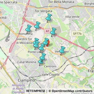 Mappa Via Antonino Anile, 00173 Roma RM, Italia (1.48727)