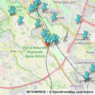 Mappa Via Marsico Nuovo, 00178 Roma RM, Italia (3.0475)