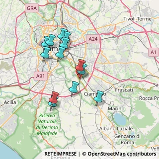 Mappa Via Marsico Nuovo, 00178 Roma RM, Italia (7.12)