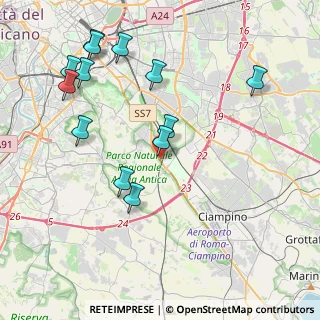 Mappa Via Marsico Nuovo, 00178 Roma RM, Italia (4.76692)