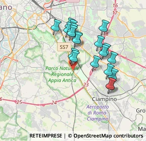 Mappa Via Marsico Nuovo, 00178 Roma RM, Italia (3.479)