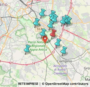Mappa Via Marsico Nuovo, 00178 Roma RM, Italia (3.53857)