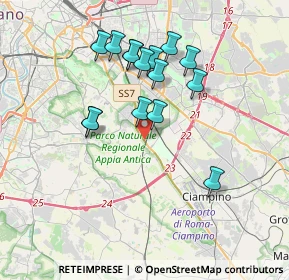 Mappa Via Marsico Nuovo, 00178 Roma RM, Italia (3.542)