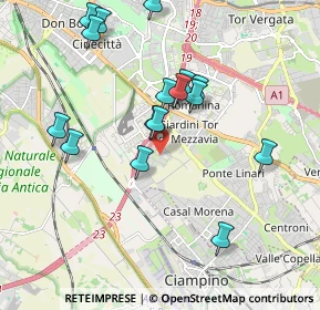Mappa Via Giusto Fontanini, 00173 Roma RM, Italia (2.035)