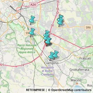 Mappa Via Giusto Fontanini, 00173 Roma RM, Italia (2.87455)