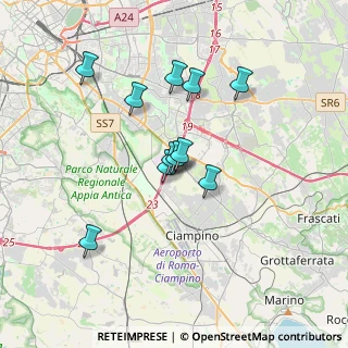 Mappa Via Giusto Fontanini, 00173 Roma RM, Italia (3.03364)