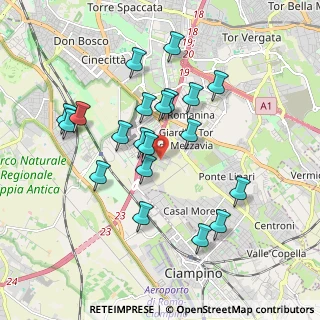 Mappa Via Giusto Fontanini, 00173 Roma RM, Italia (1.855)