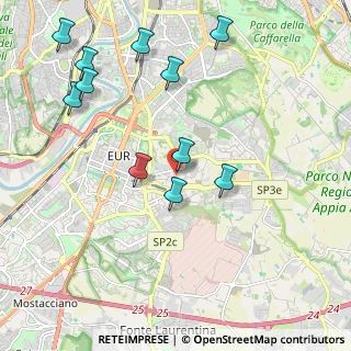 Mappa Via Andrea di Bonaiuto, 00142 Roma RM, Italia (2.38909)