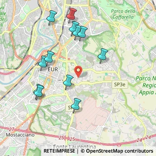 Mappa Via Andrea di Bonaiuto, 00142 Roma RM, Italia (2.31667)