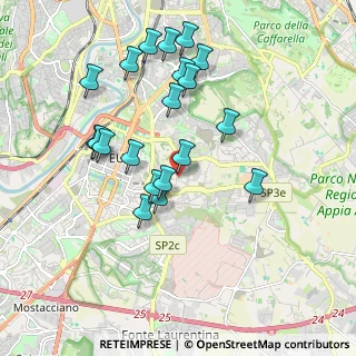 Mappa Via Andrea di Bonaiuto, 00142 Roma RM, Italia (1.962)