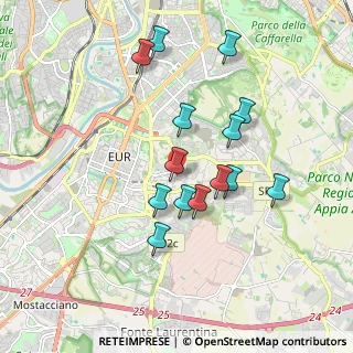 Mappa Via Andrea di Bonaiuto, 00142 Roma RM, Italia (1.75)