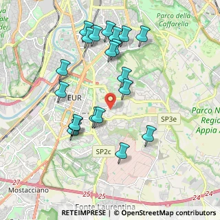Mappa Via Andrea di Bonaiuto, 00142 Roma RM, Italia (2.0885)
