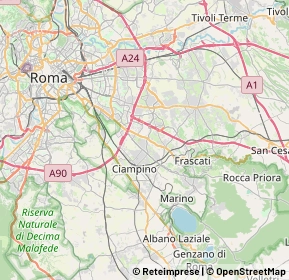 Mappa Via Frascineto, 00173 Roma, Italia (5.9735)