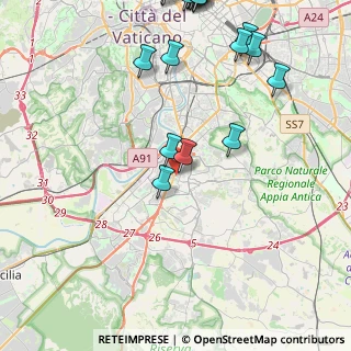 Mappa EUR Fermi, 00144 Roma RM, Italia (6.4305)