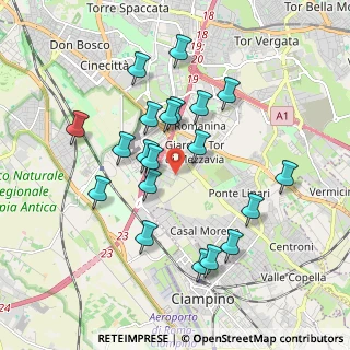 Mappa Via Carli Gian Rinaldo, 00173 Roma RM, Italia (1.895)