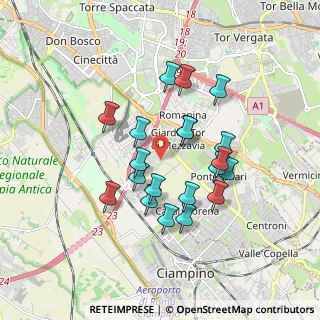 Mappa Via Carli Gian Rinaldo, 00173 Roma RM, Italia (1.617)