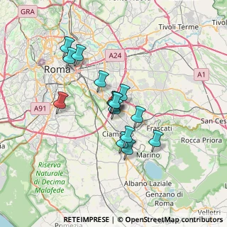 Mappa Via Carli Gian Rinaldo, 00173 Roma RM, Italia (5.47067)