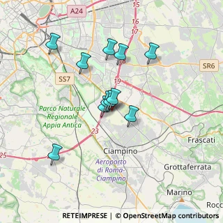 Mappa Via Carli Gian Rinaldo, 00173 Roma RM, Italia (3.11636)