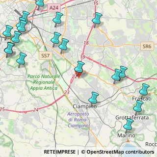 Mappa Via Carli Gian Rinaldo, 00173 Roma RM, Italia (6.7535)