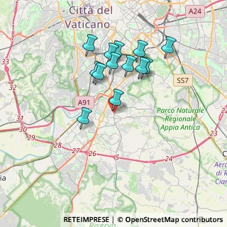 Mappa Piazzale Benito Juarez, 00144 Roma RM, Italia (3.46769)