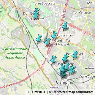 Mappa Via Lucrezia Romana, 00178 Roma RM, Italia (2.4805)