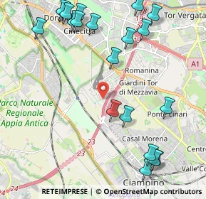 Mappa Via Lucrezia Romana, 00178 Roma RM, Italia (2.879)