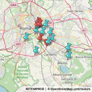 Mappa Via Lucrezia Romana, 00178 Roma RM, Italia (6.10333)