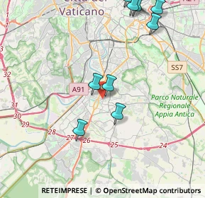 Mappa Viale Europa, 00168 Roma RM, Italia (6.00385)