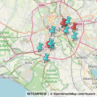 Mappa Via Massimiliano Massimo, 00144 Roma RM, Italia (6.67273)
