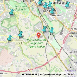 Mappa Via Appia Antica, 00178 Roma RM, Italia (3.39333)