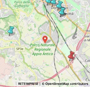Mappa Via Appia Antica, 00178 Roma RM, Italia (3.55545)