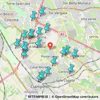 Mappa Via di Campo Romano, 00173 Roma RM, Italia (2.308)