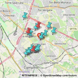 Mappa Via di Campo Romano, 00173 Roma RM, Italia (1.54222)