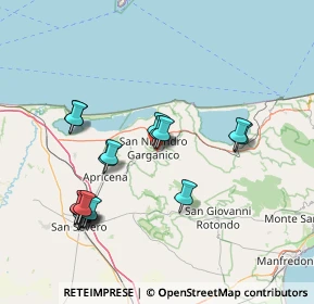 Mappa Via Vincenzo Coco, 71015 San Nicandro Garganico FG, Italia (16.26222)