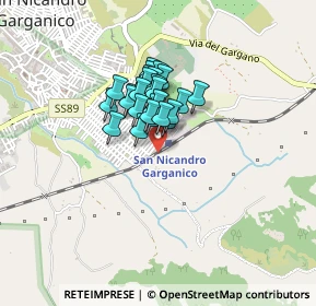 Mappa Via Vincenzo Coco, 71015 San Nicandro Garganico FG, Italia (0.27407)