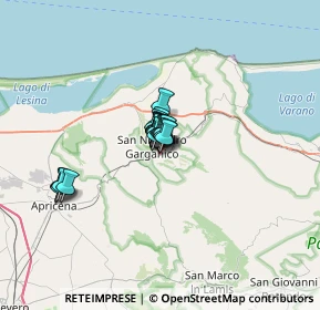 Mappa Via Vincenzo Coco, 71015 San Nicandro Garganico FG, Italia (3.163)