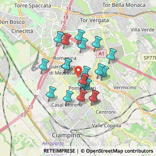 Mappa Via Belcastro, 00173 Roma RM, Italia (1.4745)