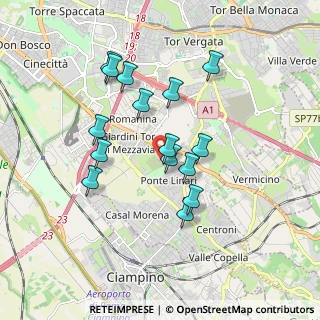 Mappa Via Belcastro, 00173 Roma RM, Italia (1.69267)