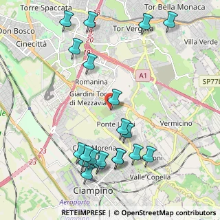 Mappa Via Belcastro, 00173 Roma RM, Italia (2.5685)