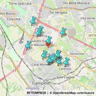 Mappa Via Belcastro, 00173 Roma RM, Italia (1.61214)