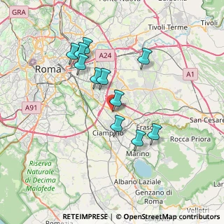 Mappa Via Belcastro, 00173 Roma RM, Italia (6.81)