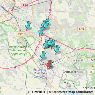 Mappa Via Belcastro, 00173 Roma RM, Italia (2.61615)