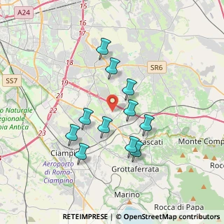 Mappa Via Vigne dello Spinoretico, 00044 Frascati RM, Italia (3.31455)