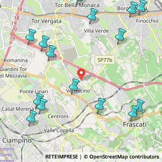 Mappa Via Vigne dello Spinoretico, 00044 Frascati RM, Italia (3.23067)