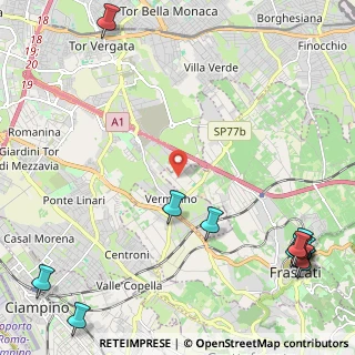 Mappa Via Vigne dello Spinoretico, 00044 Frascati RM, Italia (3.6475)
