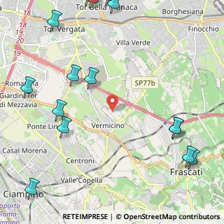 Mappa Via Vigne dello Spinoretico, 00044 Frascati RM, Italia (3.378)